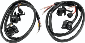 Picture of Twin Power 07-10 Big Twin and XL Black Handlebar Switch Kit Does Not Include Audio or Cruise