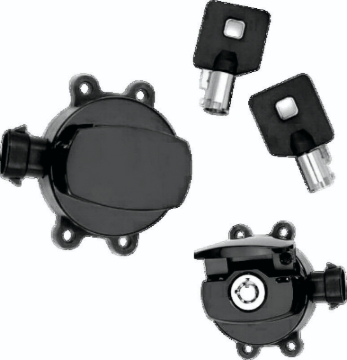 Picture of Twin Power 11-17 Softail Black Fatbob Style Ignition Switch