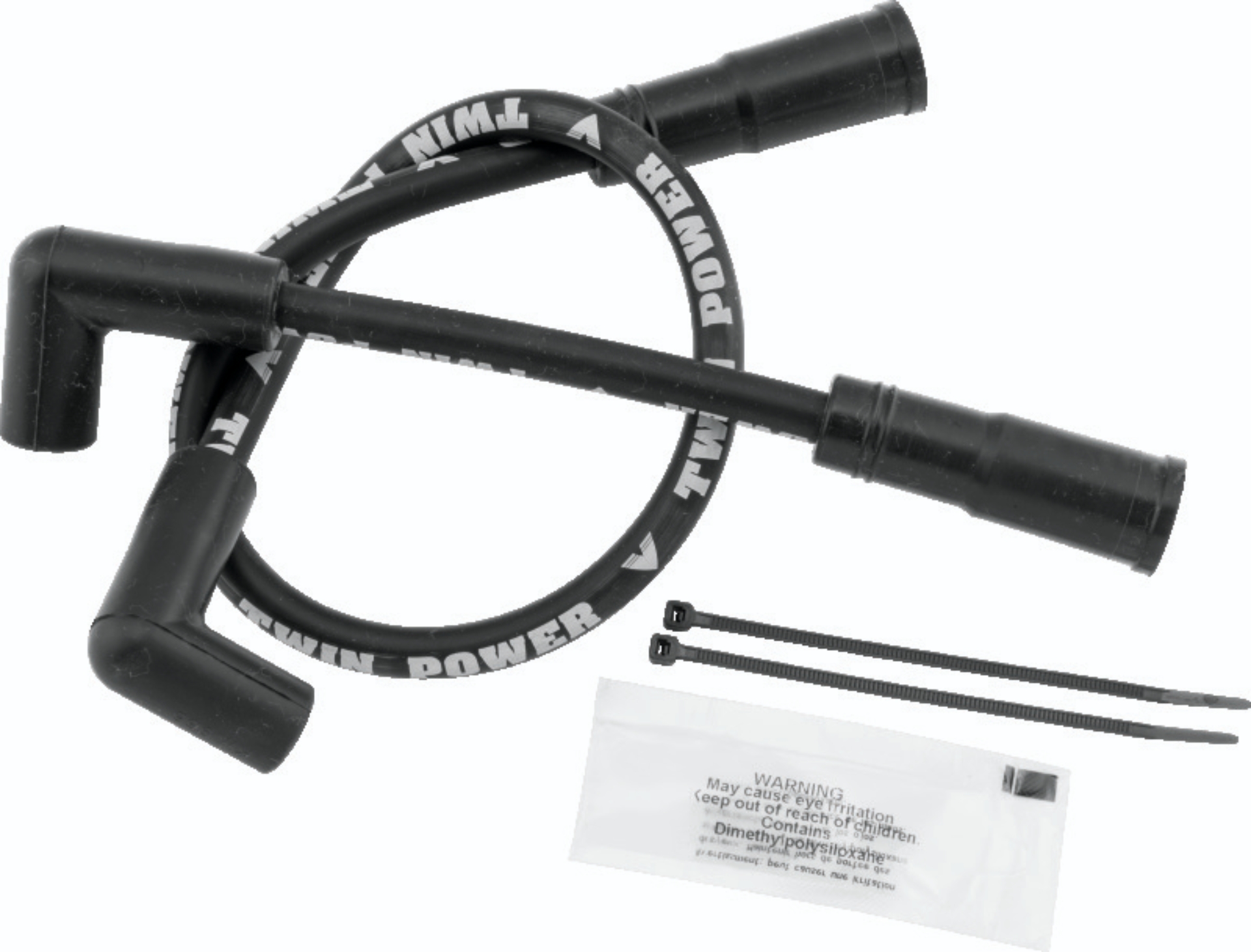 Picture of Twin Power 00-17 Softail 99-17 Dyna Black Ignition Wire Set
