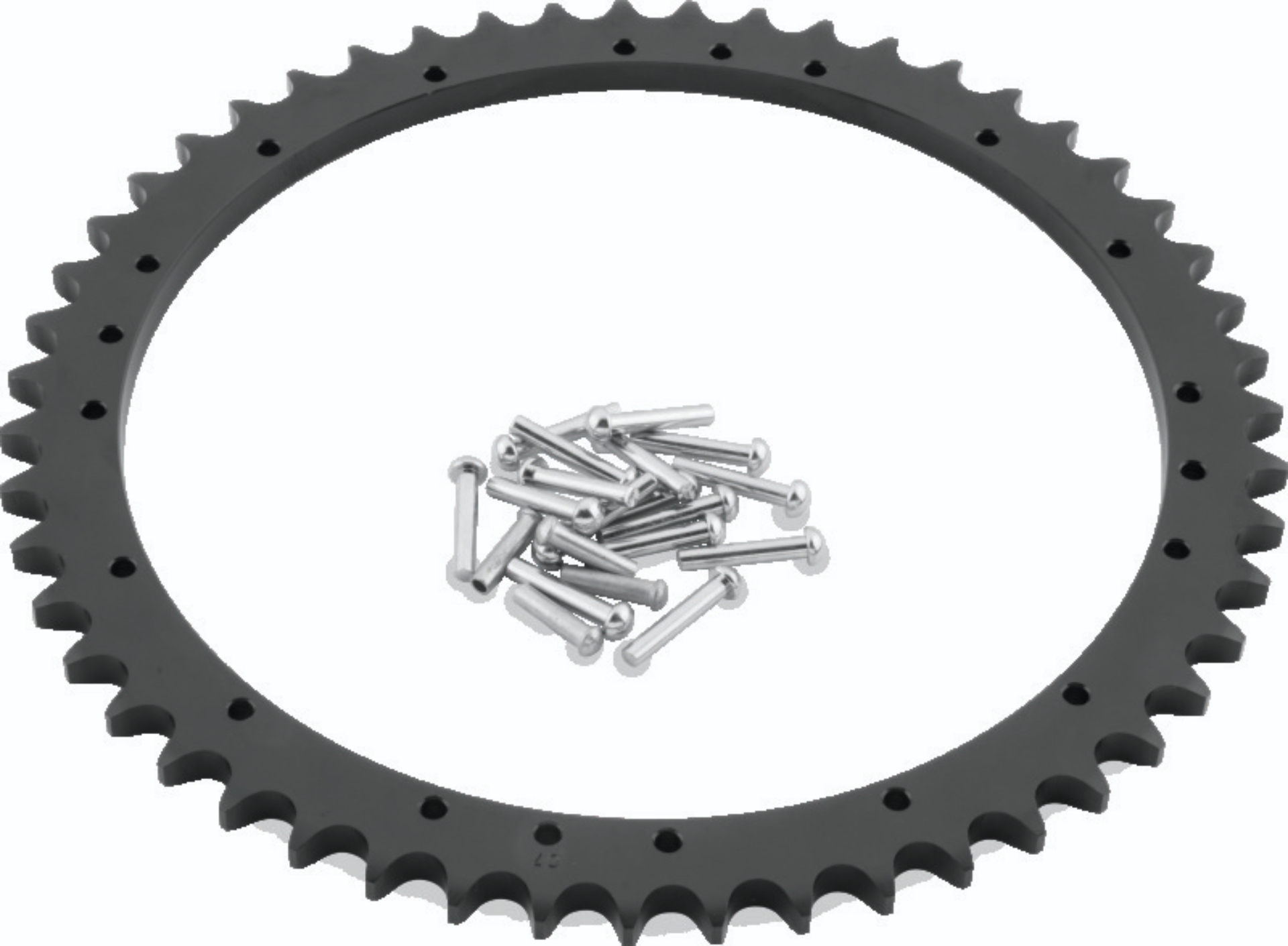 Picture of Twin Power 67-72 FL Drum Brake Rear Sprocket Replaces H-D 41470-67 51 Teeth