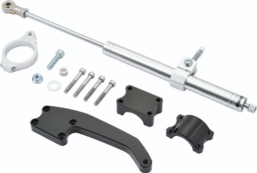Picture of Twin Power 17-Up FLH FLT Models Satin Finish Steering Damper Kit