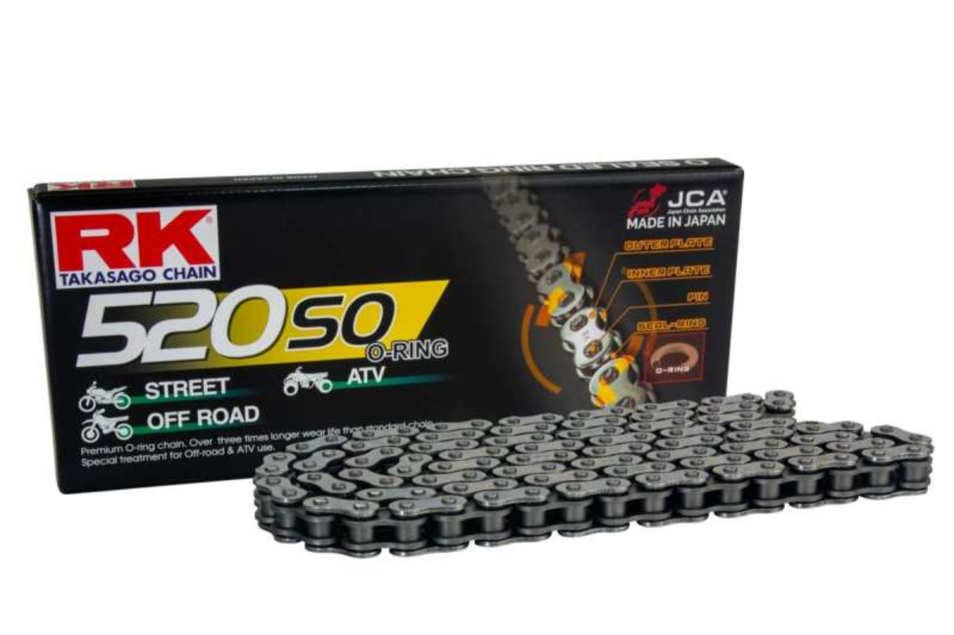 Picture of RK Chain 520SO-120L O-Ring - Natural