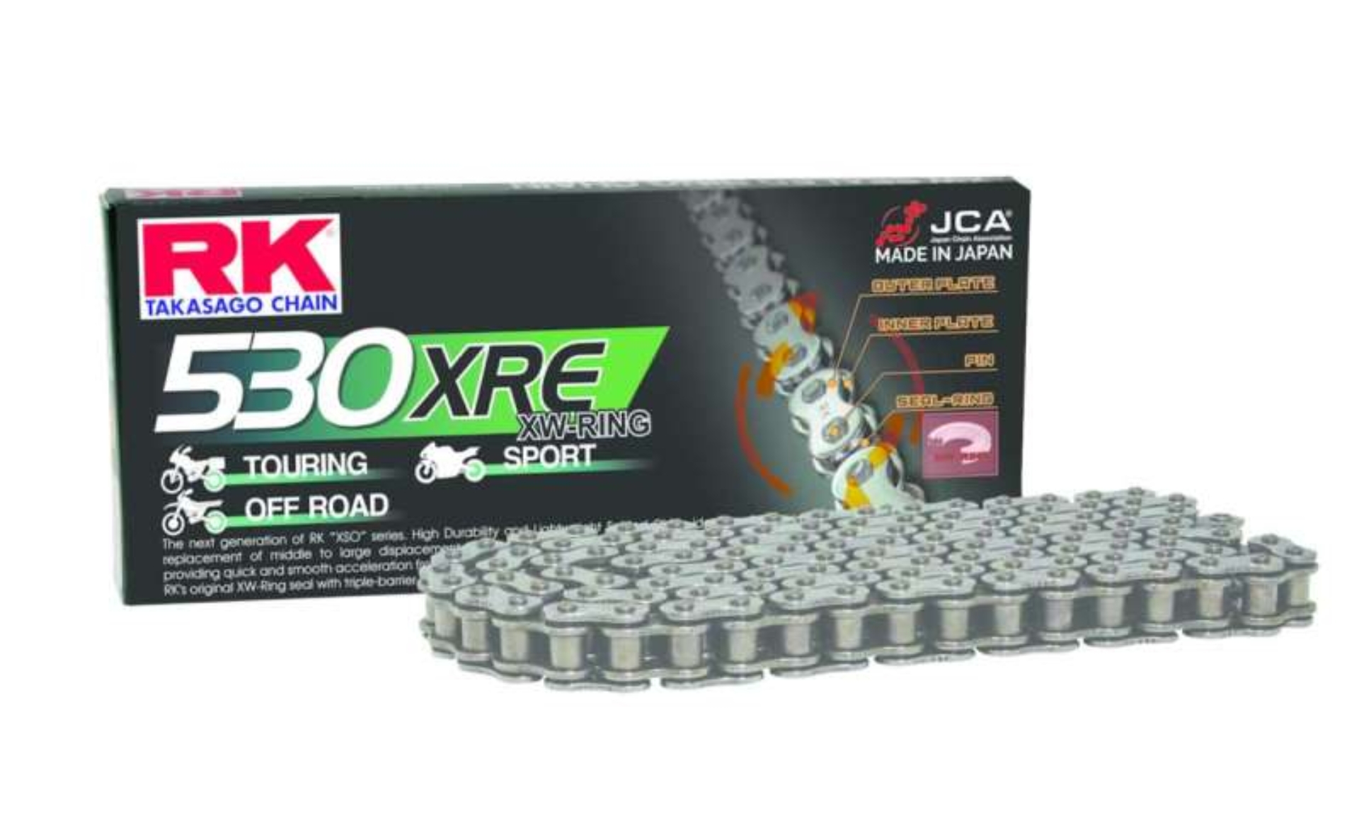 Picture of RK Chain 530XRE-114L XW-Ring - Natural