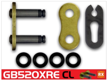Picture of RK Chain GB520XRE-CLIP - Gold
