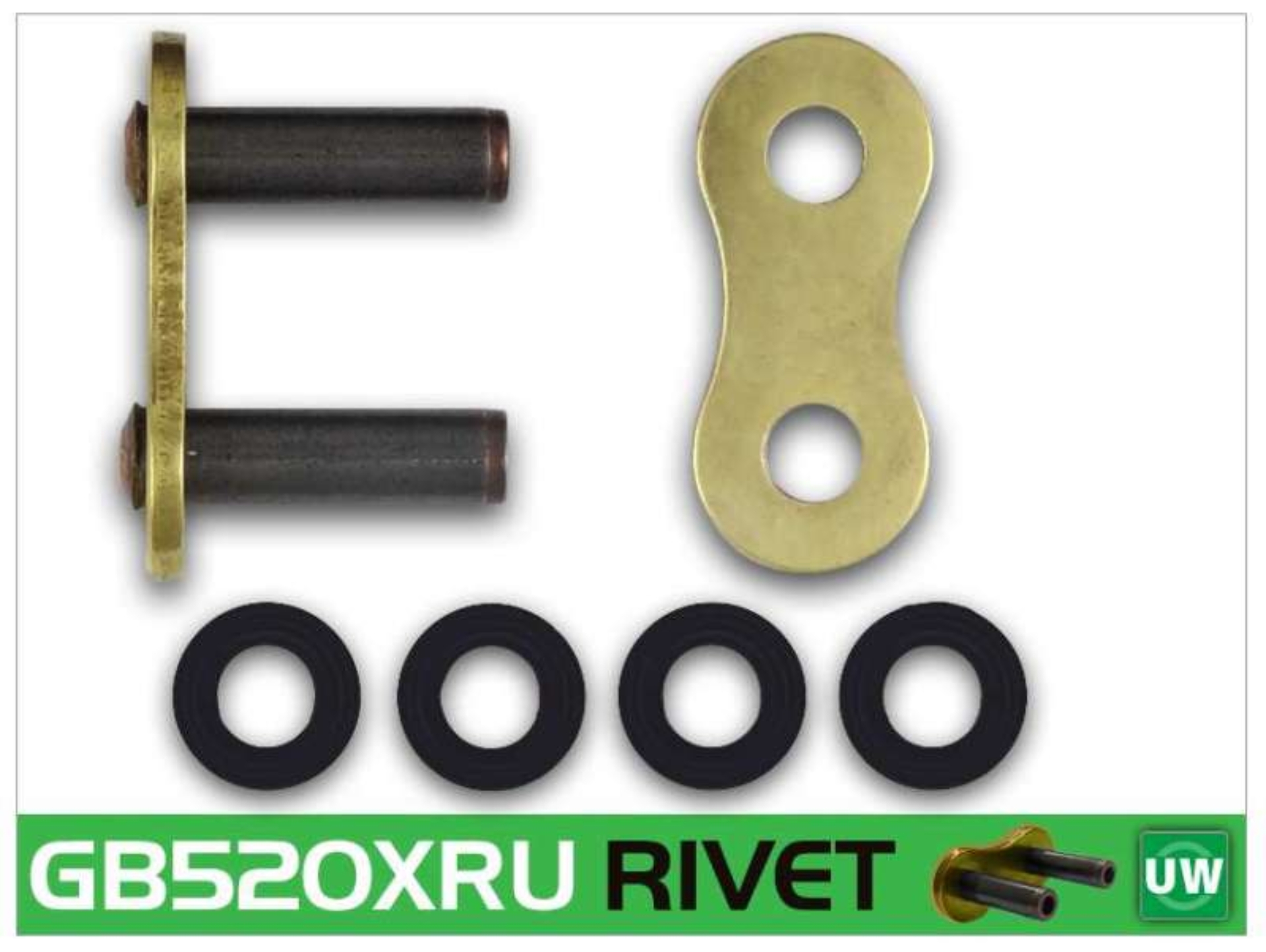 Picture of RK Chain GB520XRU-RIVET - Gold