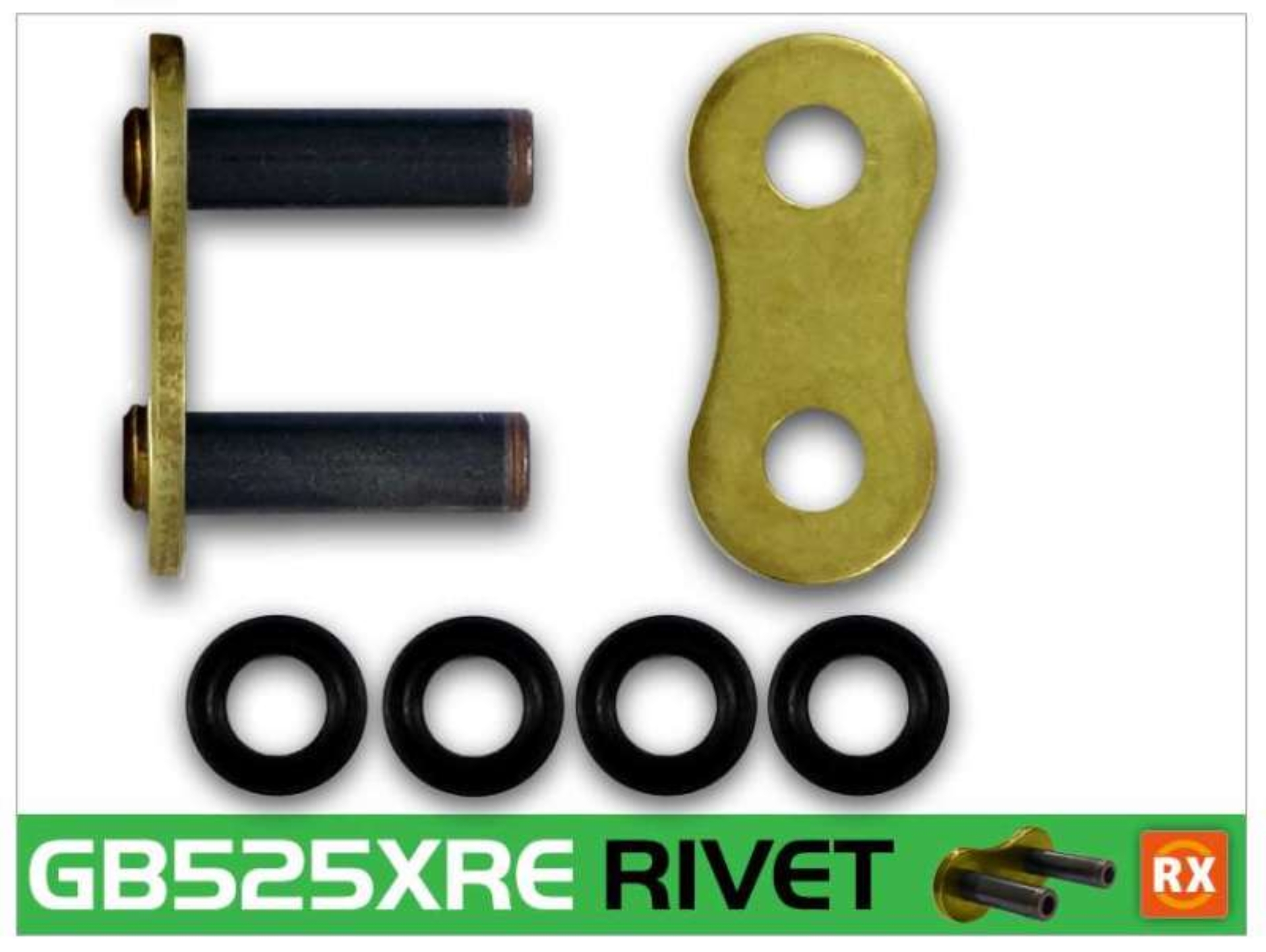 Picture of RK Chain GB525XRE-RIVET - Gold