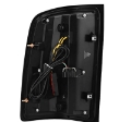Picture of AlphaRex 07-13 GMC Sierra 1500/2500HD/3500HD Luxx Series LED Tail Lights - Alpha Black