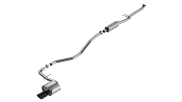 Picture of Borla 22-24 Honda Civic Sport 2.25in S-Type Cat Back 4in Tip - Black Chrome