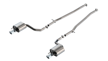 Picture of Borla 16-17 Lexus IS200T / 18-24 Lexus IS300 2.25in S Type Cat Back 4.25in Tip - Stainless Steel Tip