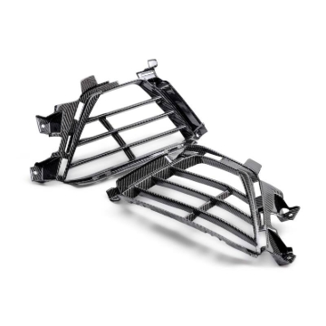 Picture of Anderson Composites 22-24 Cadillac CT5 Black Wing Type-OE Carbon Fiber Lower Grille