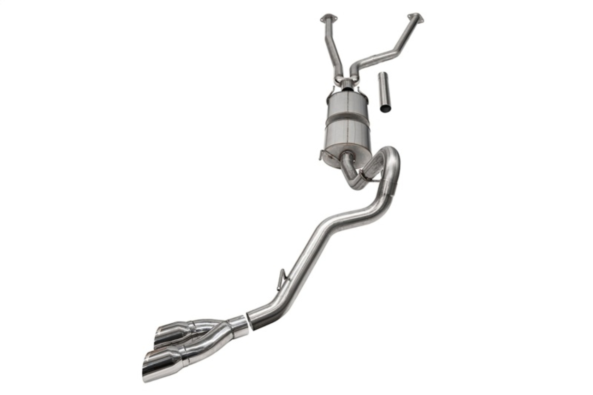 Picture of Corsa 22-25 Toyota Tundra 4WD 3in Sport Cat-Back Side Exit Exhaust System w/ Twin 4in Polished Tips