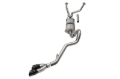 Picture of Corsa 22-25 Toyota Tundra 4WD 3in Sport Cat-Back Side Exit Exhaust System w/ Twin 4in Black PVD Tips