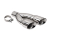 Picture of Corsa 2022-2024 Toyota Tundra 4WD 4in Single Side Dual Outlet Tip Kit - Polished