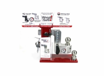 Picture of Weigh Safe Countertop POP Display Stand - Red