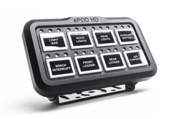 Picture of sPOD 8 Circuit Systems Add On HD Switch Panel
