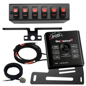 Picture of sPOD 07-08 Jeep Wrangler JK SourceLT w/Red LED Switch Panel