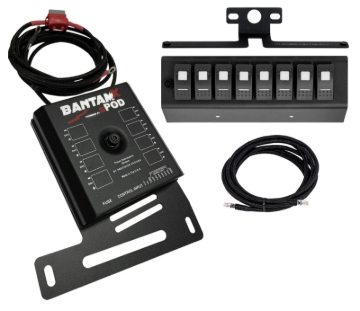 Picture of sPOD 07-08 Jeep Wrangler JK BantamX w/Amber LED Switch Panel