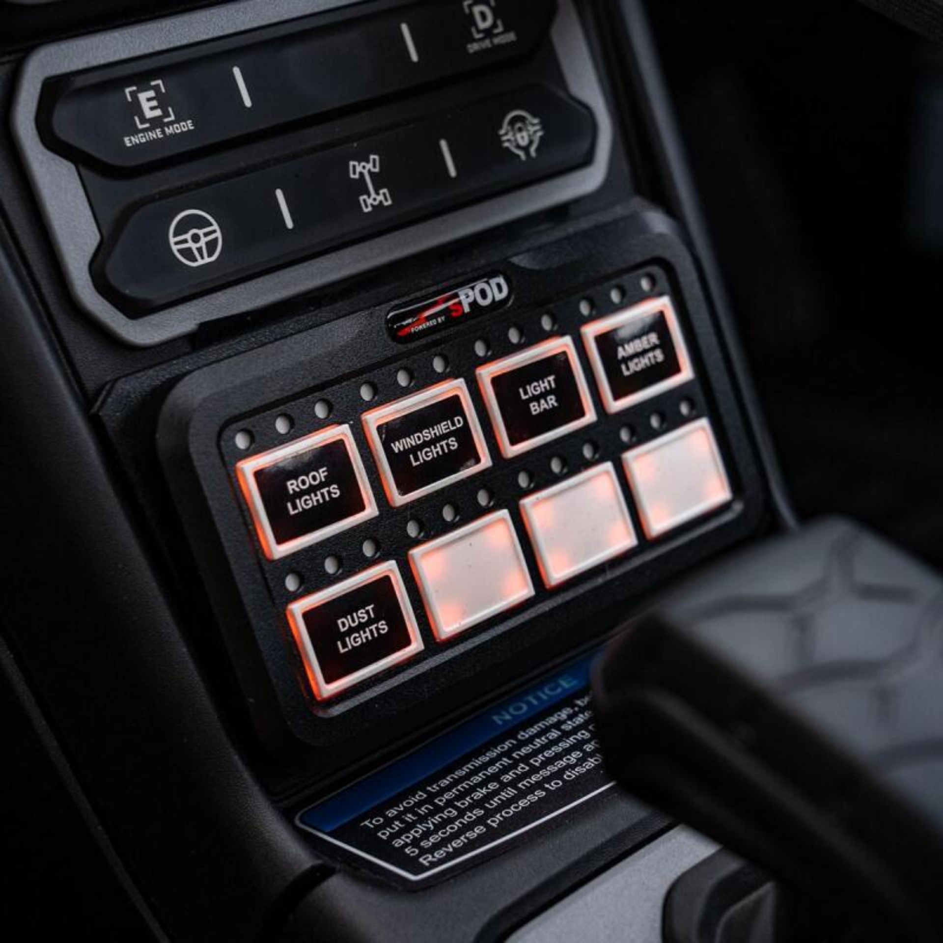 Picture of sPOD Can-Am Maverick R HD BantamX Center Console Kit