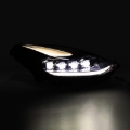 Picture of AlphaRex 17-22 Tesla Model 3/20-23 Model Y NOVA-Series LED Proj Headlights Blk w/Actv Lgt & Seq.Sig