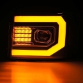 Picture of AlphaRex 07-13 GMC Sierra 1500 (No Clsc) LUXX-Series LED Proj HL Chrome w/Actv Lgt & Seq.Sig / DRL