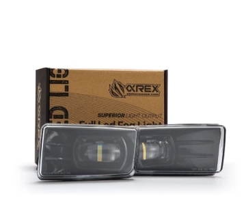 Picture of AlphaRex 07-13 Chevrolet Silverado/04-17 Tahoe DoubleTap Dual Color LED Proj Fog Lights - Wt/Ambr