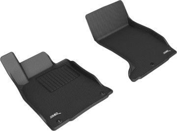 Picture of 3D MAXpider ACE Kagu-Front-Black Floor Mats - L1GS00411509