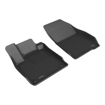 Picture of 3D MAXpider ACE Kagu-Front-Black Floor Mats - L1HD13411509