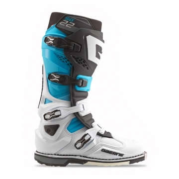 Picture of Gaerne SG22 Limited Edition Boot White/Black/Light Blue Size - 10