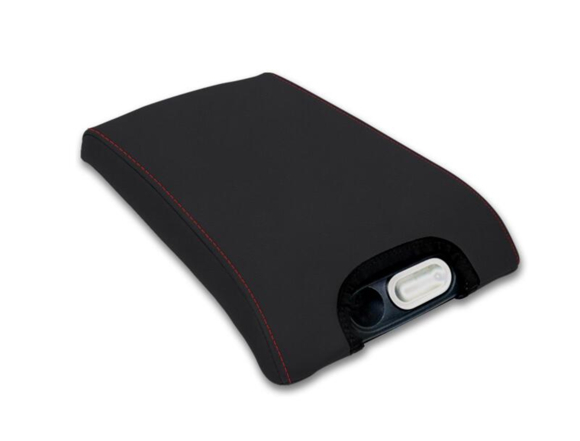 Picture of PRP 10-14 Ford Raptor Center Console Cover - Black with Red Stitch