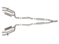 Picture of aFe Gemini XV 3in to Dual 2-1/2in 304 SS Cat-Back Exhaust w/ Cut-Out 18-21 Kia Stinger L4-2.0L (t)
