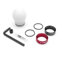 Picture of Cobb 12-16 FR-S / 2012+ BRZ / 2017+ GR86 / Focus ST+RS / Fiesta ST Short Weighted COBB Knob - White