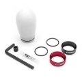 Picture of Cobb 12-16 FR-S / 2012+ BRZ / 2017+ GR86 / Focus ST+RS / Fiesta ST Tall Weighted COBB Knob - White