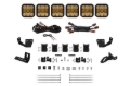 Picture of Diode Dynamics Prinsu/Sherpa Roof Racks SS5 6-Pod CrossLink Mounting Kit - Sport Yellow Combo