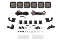 Picture of Diode Dynamics Prinsu/Sherpa Roof Rack SS5 6-Pod CrossLink Mounting Kit - Sport White Driving