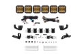 Picture of Diode Dynamics Prinsu/Sherpa Roof Racks- SS5 6-Pod CrossLink Mounting Kit Pro Yellow Combo