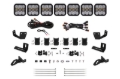 Picture of Diode Dynamics Prinsu/Sherpa Roof Racks- SS5 7-Pod CrossLink Mounting Kit - Sport White Combo