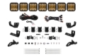 Picture of Diode Dynamics Prinsu/Sherpa Roof Racks- SS5 7-Pod CrossLink Mounting Kit - Sport Yellow Combo