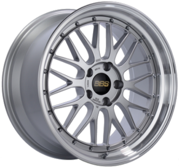 Picture of BBS LM 21x10.5 5x112 ET10 Diamond Silver Wheel 82mm PFS Required