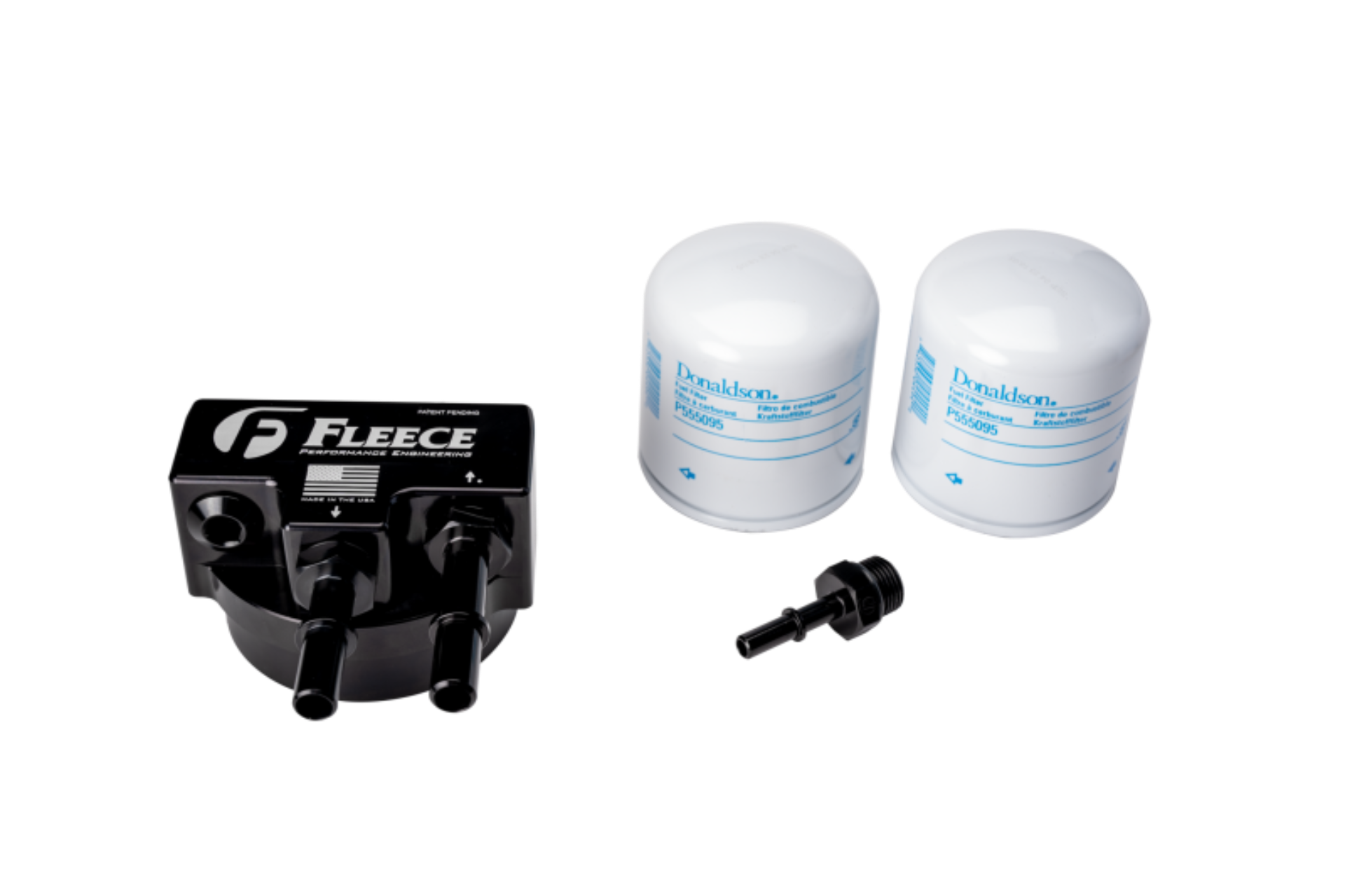 Picture of Fleece Performance 11-26 Ford Powerstroke 6.7L Engine Mounted Fuel Filter Assembly