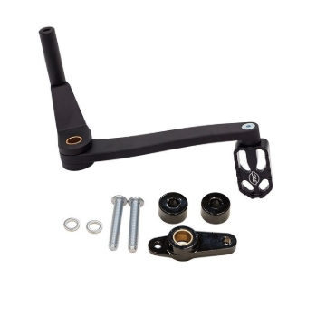 Picture of S&S Cycle 2018+ M8 Softail Mid Controls Billet Brake Lever Kit - Black