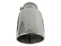 Picture of aFe Power Universal 5in Inlet 8in Outlet MACH Force-XP Clamp-On Exhaust Tip - Polished