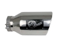 Picture of aFe Power Universal 5in Inlet 8in Outlet MACH Force-XP Clamp-On Exhaust Tip - Polished