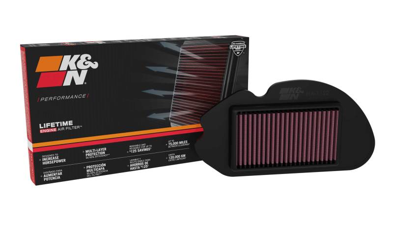Picture of K&N Engineering KN Motorcycle Direct Fit Air Filters - HA-1122