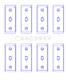 Picture of King Engine Bearings 83-06 Fiat 146 Connecting Rod Bearings - Set of 8