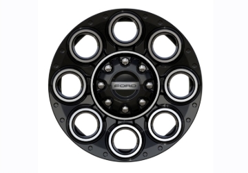 Picture of Ford Racing 05-22 Super Duty 20in Black w/Machined Face Wheel Kit