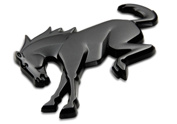 Picture of Ford Racing Bronco Rear Emblem - Matte Black