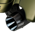 Picture of Vance & Hines 17-23 Harley Touring Models Blackbird 450 Slip-Ons - Black Contrast Finish End Caps