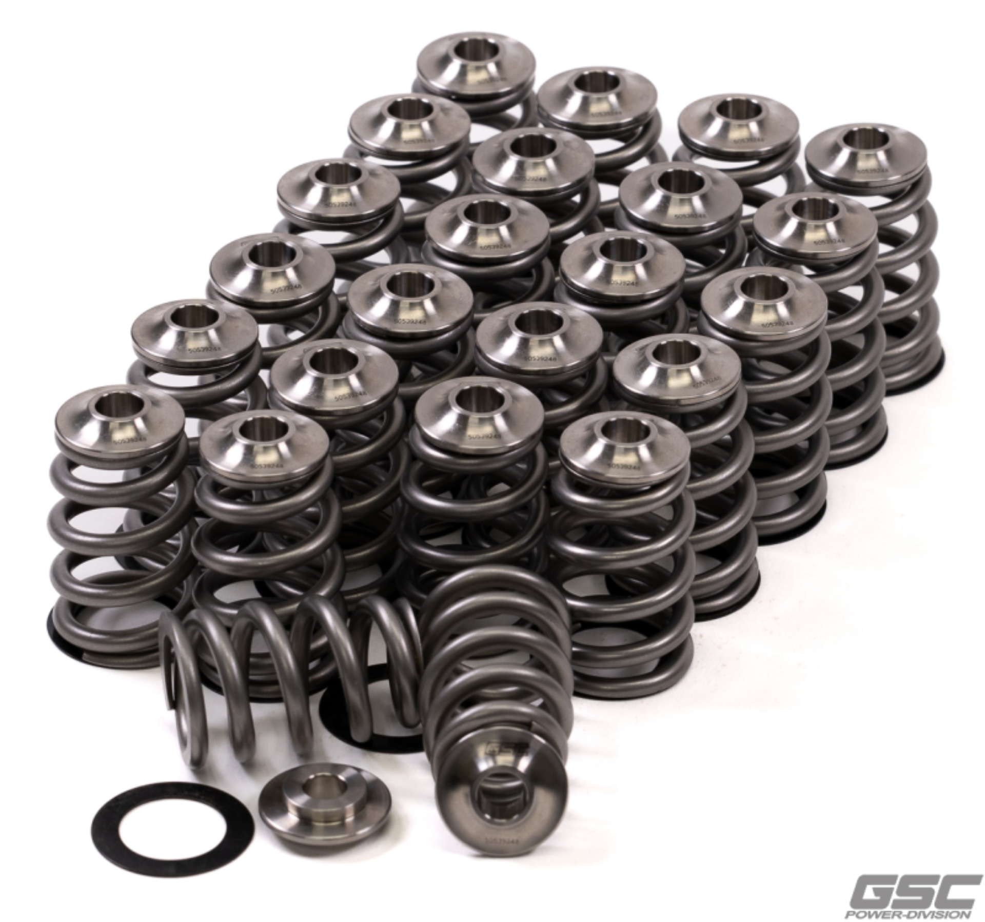 Picture of GSC P-D Nissan VQ35 Conical Valve Spring and Titanium Retainer Kit