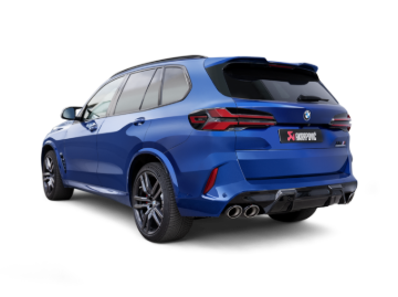 Picture of Akrapovic 2024+ BMW X5M / X6M (Face Lift) Slip-On Line (Titanium) w/Carbon Fiber Tips