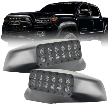 Picture of Oracle Lighting 16-23 Toyota Tacoma LED Off-Road Side Mirror Ditch Lights